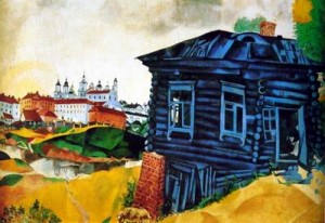 Oil chagall marc Painting - CG-102-1 by Chagall Marc