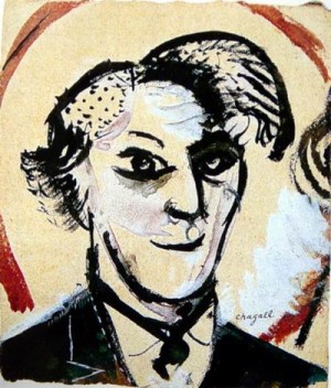 Oil chagall marc Painting - CG-102-2 by Chagall Marc