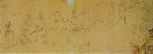 Oil chagall marc Painting - CG-110-1 by Chagall Marc