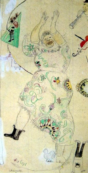 Oil chagall marc Painting - CG-112-2 by Chagall Marc