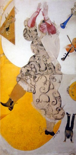 Oil chagall marc Painting - CG-113 by Chagall Marc
