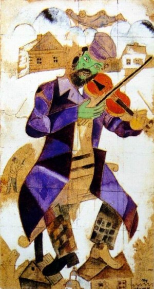 Oil chagall marc Painting - CG-116-2 by Chagall Marc