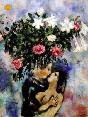 Oil chagall marc Painting - CG-119-1 by Chagall Marc