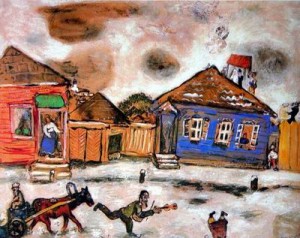 Oil chagall marc Painting - CG-126 by Chagall Marc