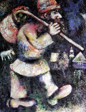 Oil chagall marc Painting - CG-128 by Chagall Marc