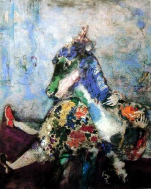 Oil chagall marc Painting - CG-136 by Chagall Marc