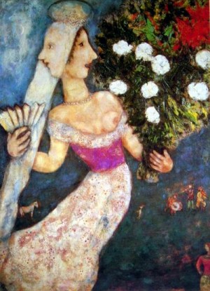 Oil chagall marc Painting - CG-137 by Chagall Marc