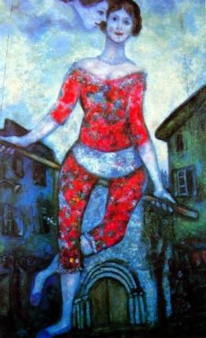 Oil chagall marc Painting - CG-145 by Chagall Marc