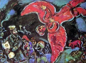 Oil chagall marc Painting - CG-156-2 by Chagall Marc