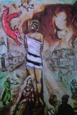 Oil chagall marc Painting - CG-166 by Chagall Marc