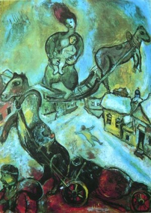 Oil chagall marc Painting - CG--168 by Chagall Marc