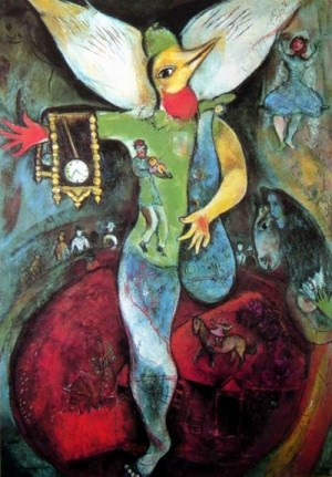 Oil chagall marc Painting - CG-169 by Chagall Marc