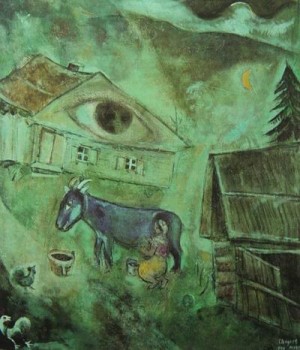 Oil chagall marc Painting - CG-172 by Chagall Marc