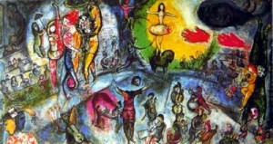 Oil chagall marc Painting - CG-206-1 by Chagall Marc