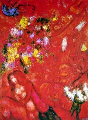 Oil chagall marc Painting - CG-207 by Chagall Marc