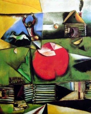 Oil chagall marc Painting - CG-21 by Chagall Marc