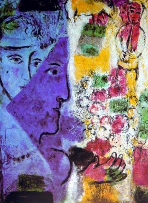 Oil Painting - CG-219 by Chagall Marc