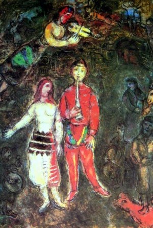 Oil chagall marc Painting - CG-223 by Chagall Marc