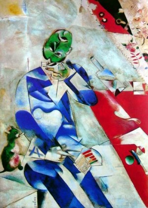 Oil chagall marc Painting - CG-32 by Chagall Marc