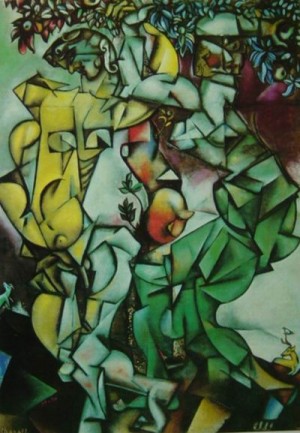 Oil chagall marc Painting - CG-41 by Chagall Marc