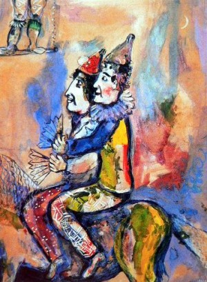 Oil chagall marc Painting - CGM-04 by Chagall Marc