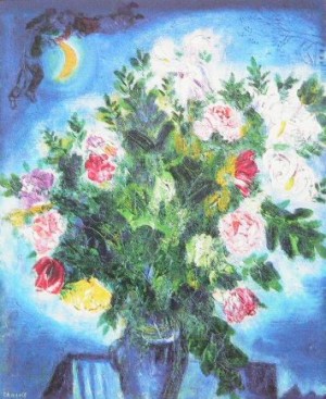 Oil chagall marc Painting - CGM-05 by Chagall Marc