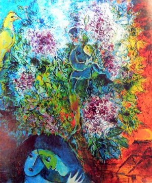 Oil chagall marc Painting - CGM-08 by Chagall Marc
