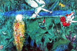 Oil chagall marc Painting - CGM-09 by Chagall Marc