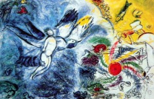 Oil chagall marc Painting - CGM-10 by Chagall Marc
