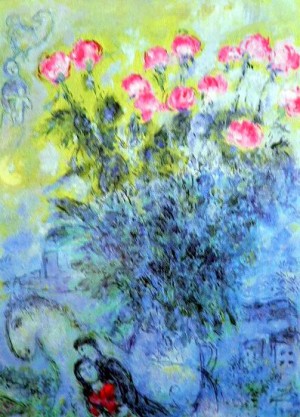 Oil chagall marc Painting - CGM-11 by Chagall Marc