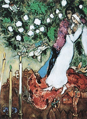 Oil chagall marc Painting - L'obsession, 1943 by Chagall Marc