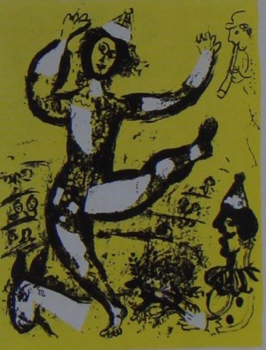 Oil abstract Painting - Le Cirque by Chagall Marc