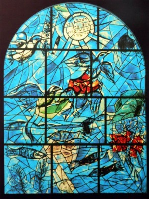 Oil chagall marc Painting - The Tribe of Reuben ,1960-61 by Chagall Marc