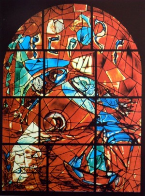 Oil chagall marc Painting - The Tribe of Zebulun,1960-61 by Chagall Marc