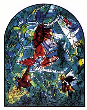 Oil chagall marc Painting - The Twelve Tribes - Gad by Chagall Marc