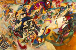 Oil abstract Painting - Composition VII  1913 by Kandinsky