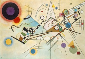 Oil abstract Painting - Composition VIII  1923 by Kandinsky