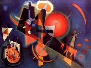 Oil abstract Painting - Composition XII by Kandinsky