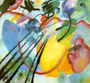 Oil abstract Painting - Improvisation 26 1926 by Kandinsky