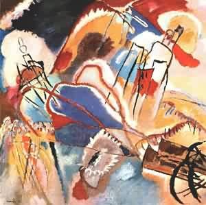 Oil abstract Painting - Improvisation 30 1913 by Kandinsky