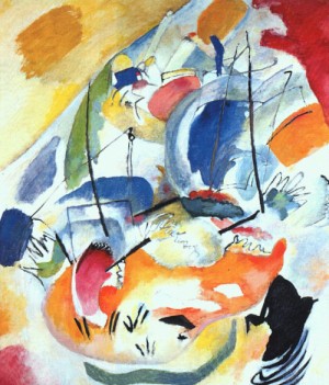 Oil abstract Painting - Improvisation 31 (Sea Battle), 1913 by Kandinsky