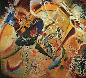 Oil abstract Painting - Improvisation 35 by Kandinsky