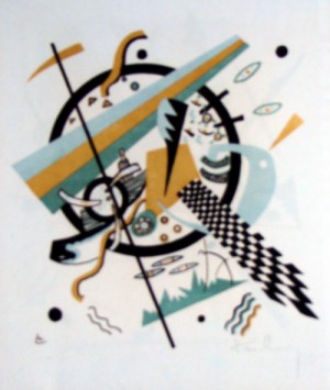 Oil kandinsky Painting - Kleine Welten IV 1922 by Kandinsky
