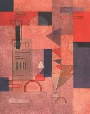 Oil abstract Painting - Layers 1932 by Kandinsky