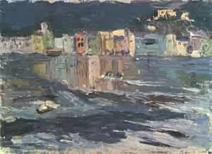 Oil abstract Painting - Sant Mergherita 1906 by Kandinsky