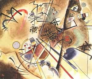 Oil red Painting - Small Dream in Red 1925 by Kandinsky