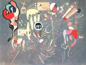 Oil abstract Painting - Various Actions 1941 by Kandinsky