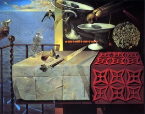 Oil still Painting - Animted Still Life  1956 by Dali Salvador