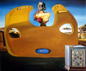 Oil woman Painting - Memory of the Child - Woman by Dali Salvador