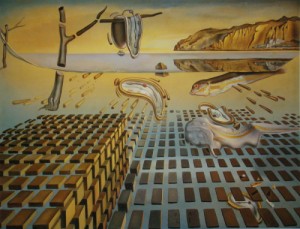 Oil dali salvador Painting - The Disintegratioin of the Persistence of Memory by Dali Salvador